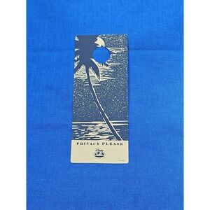 Walt Disney World‎ Door Hanger Privacy Please PALM TREE Retired Vintage 1990s
